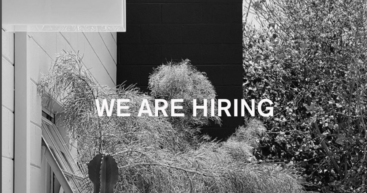 Careers — Fearon Hay is an architecture and design practice with studios in Auckland & Los Angeles.